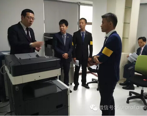 服务部现场指导，当场检核