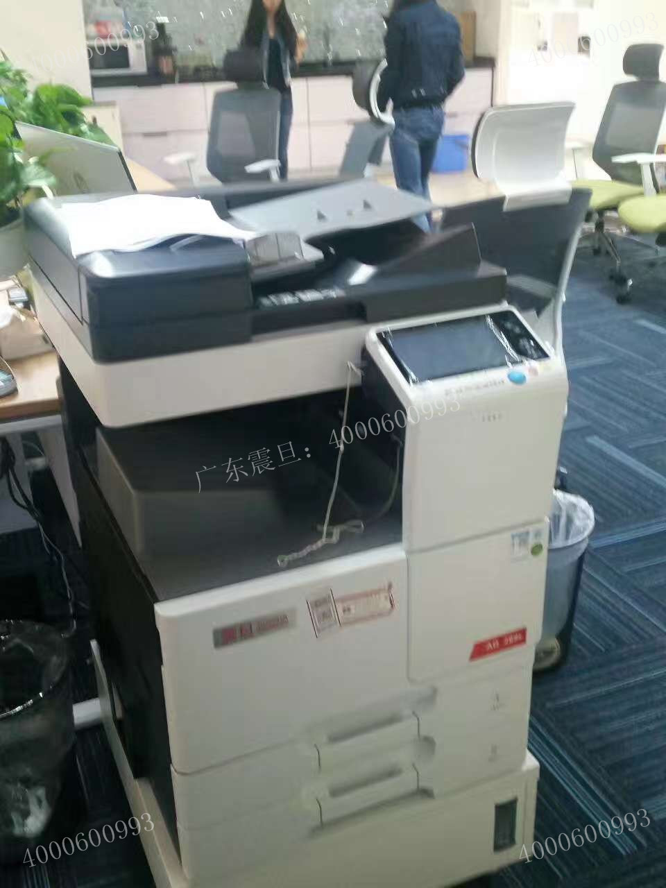 给广州某旅行社安装的震旦复印机AD289s-广东震旦